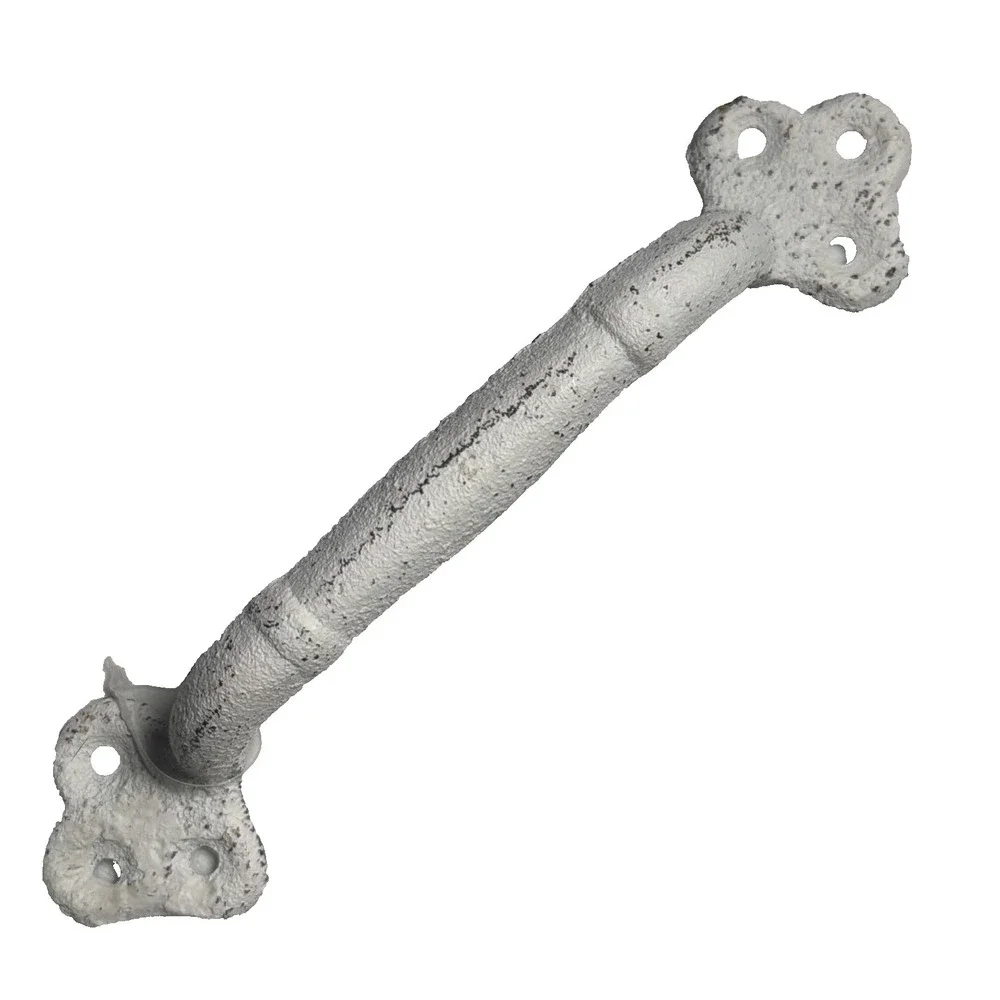New Hobby Lobby 9in White Rustic Grab Handle Metal